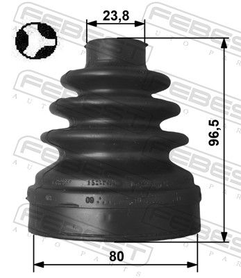 Bellow Kit, drive shaft 2515-C5X7