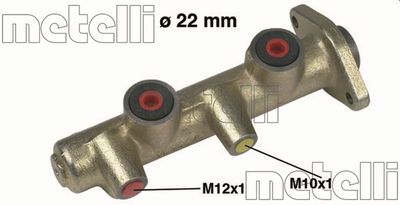 Главный тормозной цилиндр METELLI 05-0168 для FORD TRANSIT