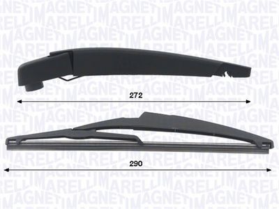 к-кт рамена за чистачки, стъклопочистване MAGNETI MARELLI 000723180448