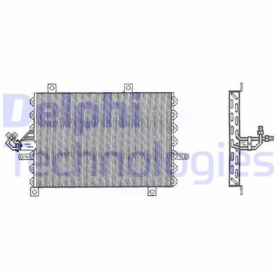 Конденсатор, кондиционер DELPHI TSP0225305 для ALFA ROMEO 155