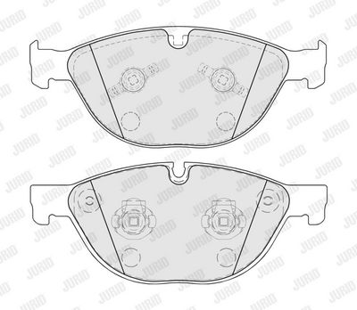BREMSBELAGSATZ SCHEIBENBREMSE JURID 574005J 1