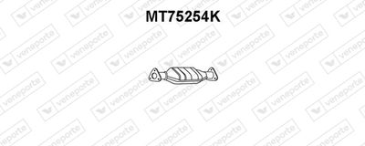 Катализатор VENEPORTE MT75254K для MITSUBISHI PAJERO