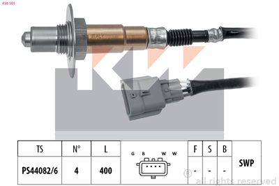 Sonda lambda KW 498 501