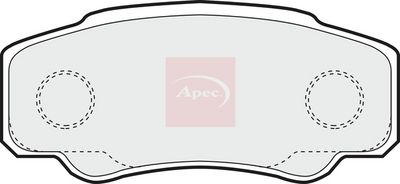 APEC Brake Pad Set, disc brake PAD1261