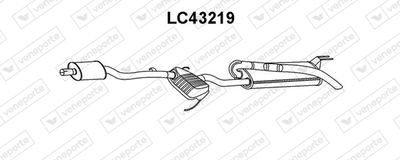 VENEPORTE LC43219 Глушитель выхлопных газов  для LANCIA DEDRA SW (835_) 1.8 16V LE (835FG)