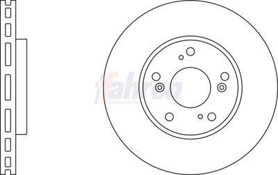 Fahren Brake Disc FBD6774