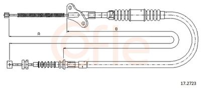 CABLU FRANA DE PARCARE