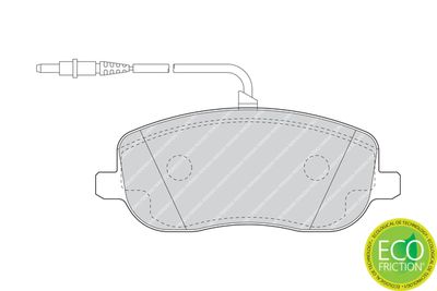 Brake Pad Set, disc brake FDB1556