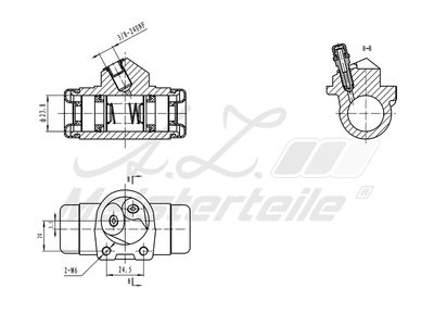 спирачно цилиндърче на колелото A.Z. Meisterteile AZMT-44-111-1141