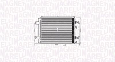 MAGNETI MARELLI Kondensator, Klimaanlage