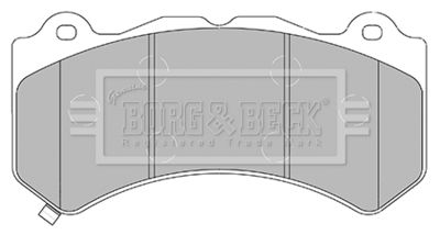 BORG & BECK BBP2436 Тормозные колодки и сигнализаторы  для NISSAN GT-R (Ниссан Гт-р)