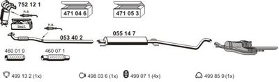 ABGASANLAGE ERNST 050560