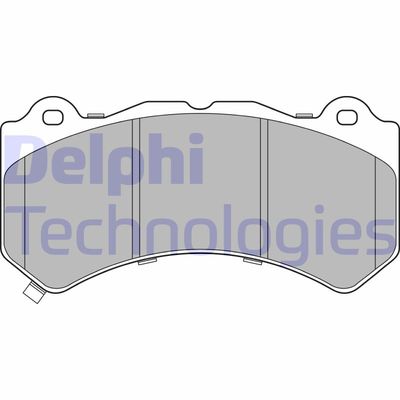 Комплект тормозных колодок, дисковый тормоз DELPHI LP3154 для NISSAN GT-R