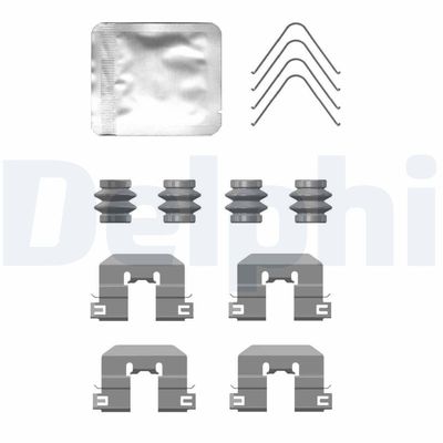 SET ACCESORII PLACUTE FRANA DELPHI LX0764