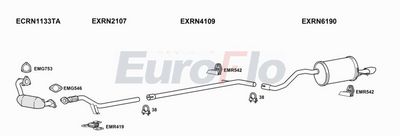 Układ wydechowy EUROFLO RNCLI091001C