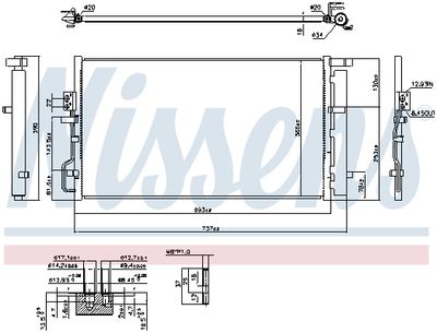 CONDENSATOR CLIMATIZARE NISSENS 941063 6