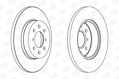 BREMSSCHEIBE CHAMPION 562082CH 1