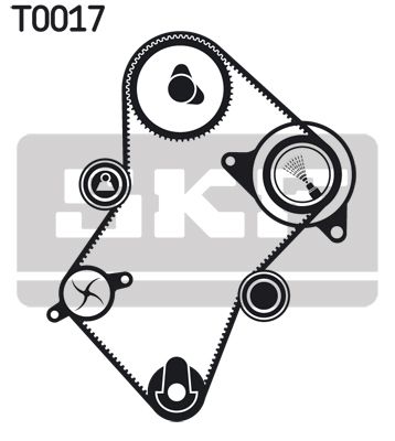 Water Pump & Timing Belt Kit VKMC 03244