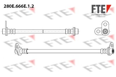 FTE 280E.666E.1.2 Тормозной шланг  для PEUGEOT 4007 (Пежо 4007)