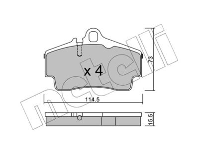 SET PLACUTE FRANA FRANA DISC METELLI 2206580