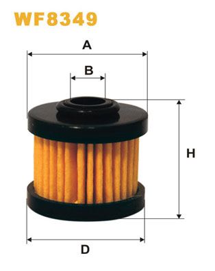 Palivový filter WIX FILTERS WF8349