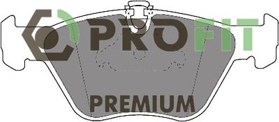 Комплект тормозных колодок, дисковый тормоз PROFIT 5005-1073 для WIESMANN MF3
