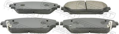 Комплект тормозных колодок, дисковый тормоз FEBEST 0501-BMF для MAZDA CX-3