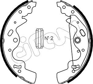 Brake Shoe Set 153-370