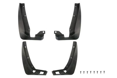 Spatlap Achter/Voor Links/Rechts (set 4 stuks.) past: RENAULT KOLEOS I HY 07.08-07.17
