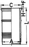 Cilindervoering - 89039110 - KOLBENSCHMIDT