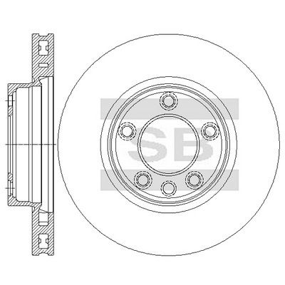 спирачен диск Hi-Q SD5707