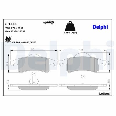 Remblokken set Achter , past: JEEP CHEROKEE, GRAND CHEROKEE I, GRAND CHEROKEE II 2.5-4.7 01.88-09.05