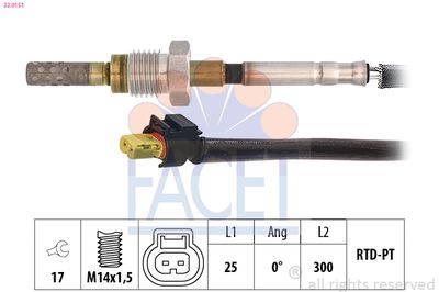 Sensor, Abgastemperatur