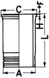 Cylinderhylsa KOLBENSCHMIDT 89902110