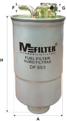 MFILTER DF 693 Паливний фільтр 