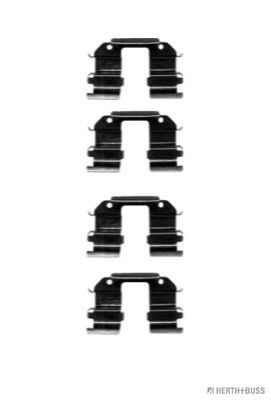 Комплектующие, колодки дискового тормоза HERTH+BUSS JAKOPARTS J3660900 для CHEVROLET MATIZ