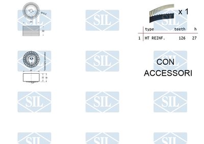 SET CUREA DE DISTRIBUTIE Saleri SIL TK1277 1