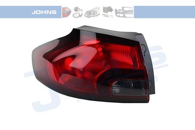 JOHNS 55 73 87-1 Задний фонарь  для OPEL ZAFIRA TOURER C (P12) 1.8 (75)