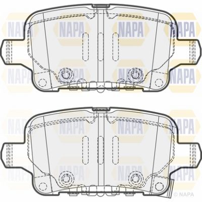 Brake Pad Set NAPA NBP1646