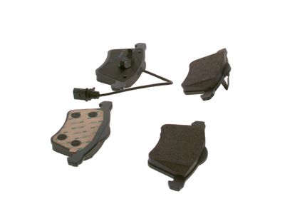 Remblokken set Voor (met een dempingskussen  met slot), past: FORD GALAXY I, GALAXY MK I  SEAT ALHAMBRA  VW SHARAN 1.9D-2.8 03.95-03.10