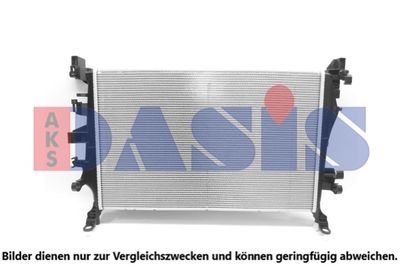 AKS DASIS 080119N Радиатор охлаждения двигателя  для FIAT 500X (Фиат 500x)
