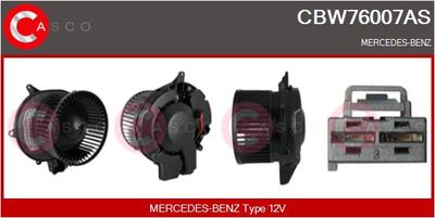 Вентилятор салона CASCO CBW76007AS для MERCEDES-BENZ GLE