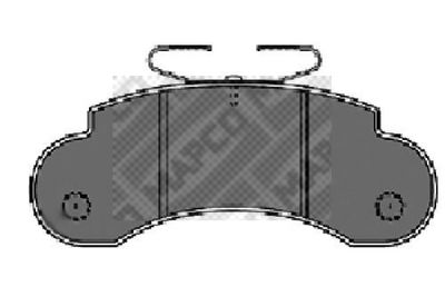 Комплект тормозных колодок, дисковый тормоз MAPCO 6379 для MERCEDES-BENZ MB