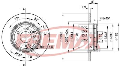 Jarrulevy FREMAX BD-9900 – BMW