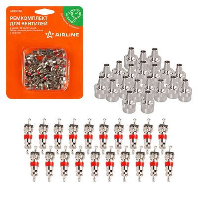 Комплект золотников, сервисный нипель Airline ATRS020