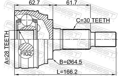 SET ARTICULATIE PLANETARA FEBEST 1710Q7 1