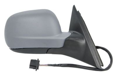 Zijspiegel Rechts (elektrisch, in reliëf, met verwarming, under-coated) past: VW PASSAT B5 01.98-11.00