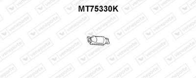Катализатор VENEPORTE MT75330K для MITSUBISHI CARISMA