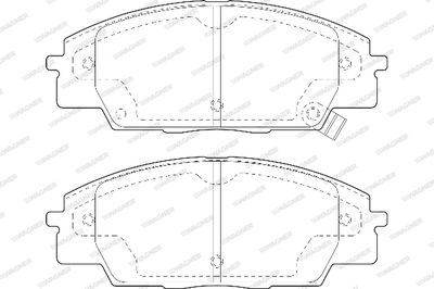 Комплект тормозных колодок, дисковый тормоз WAGNER WBP23178A для HONDA S2000