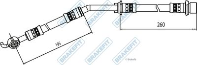 APEC Brake Hose BHO4330